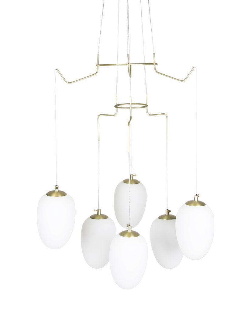 Globen Lighting Divine Pendel 6 Designbelysning.no design belysning pendel