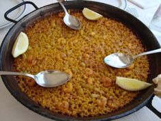 Paella De Marisco Al Horno Paellas Receta Paella De Mariscos Platos De Arroz