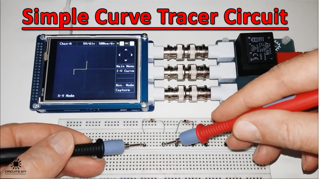 Simple Curve Tracer Circuit for Resistor, Diode, and Transistor