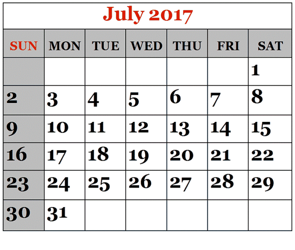july 2017 calendar excel invoice excel calendar july excel calendar