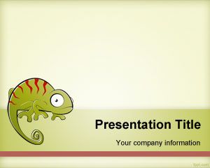 animal power point template