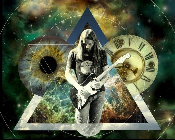 David Gilmour Psychedelique Pink Floyd Rock N Roll