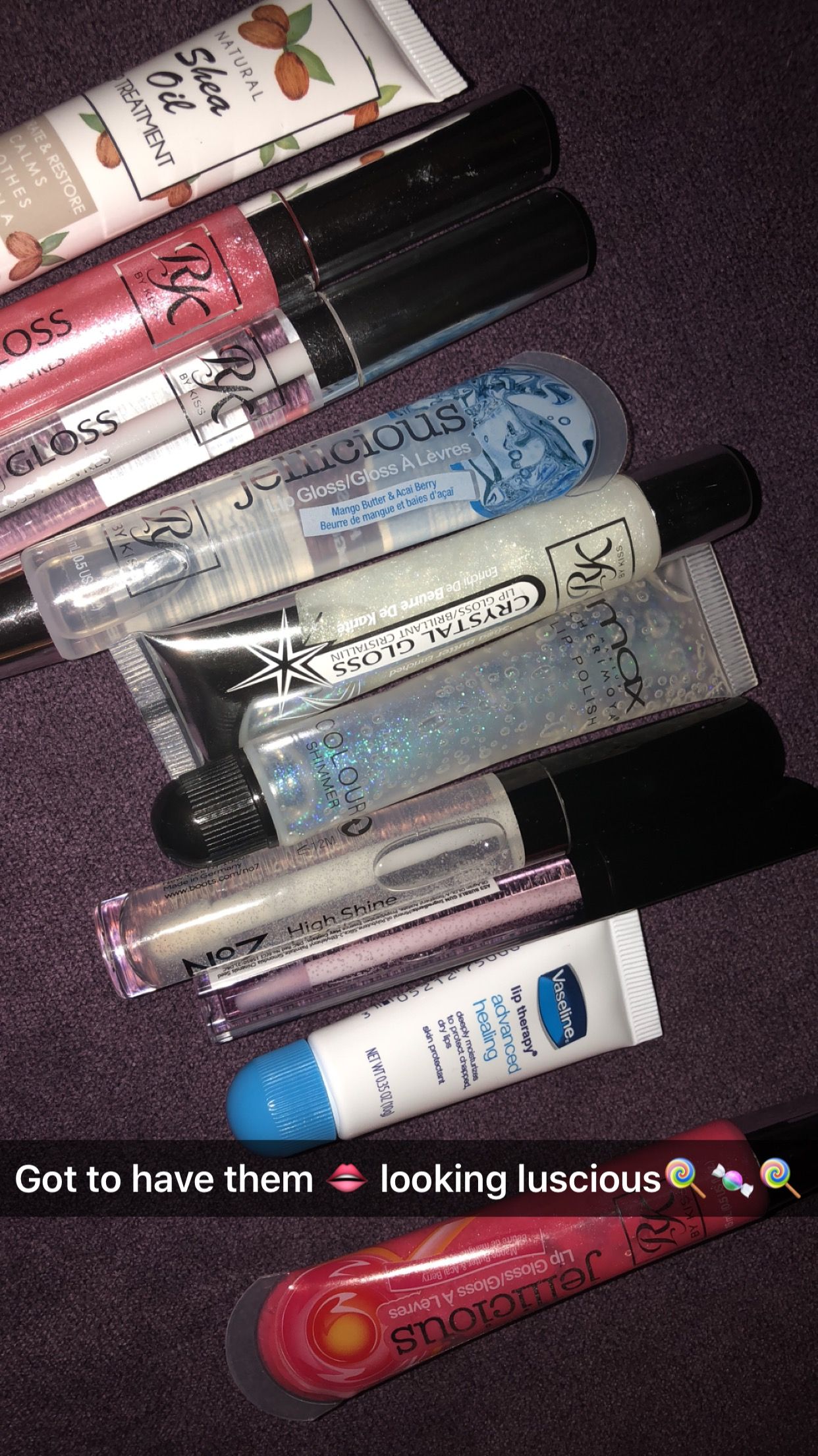 Lipgloss Litt Poppin Baddie Lipgloss Lips Vaseline Lip Therapy