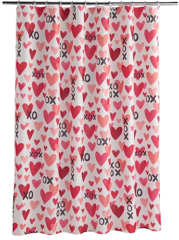celebrate valentine s day together xoxo hearts shower curtain affiliate valentine shower valentines valentines inspiration