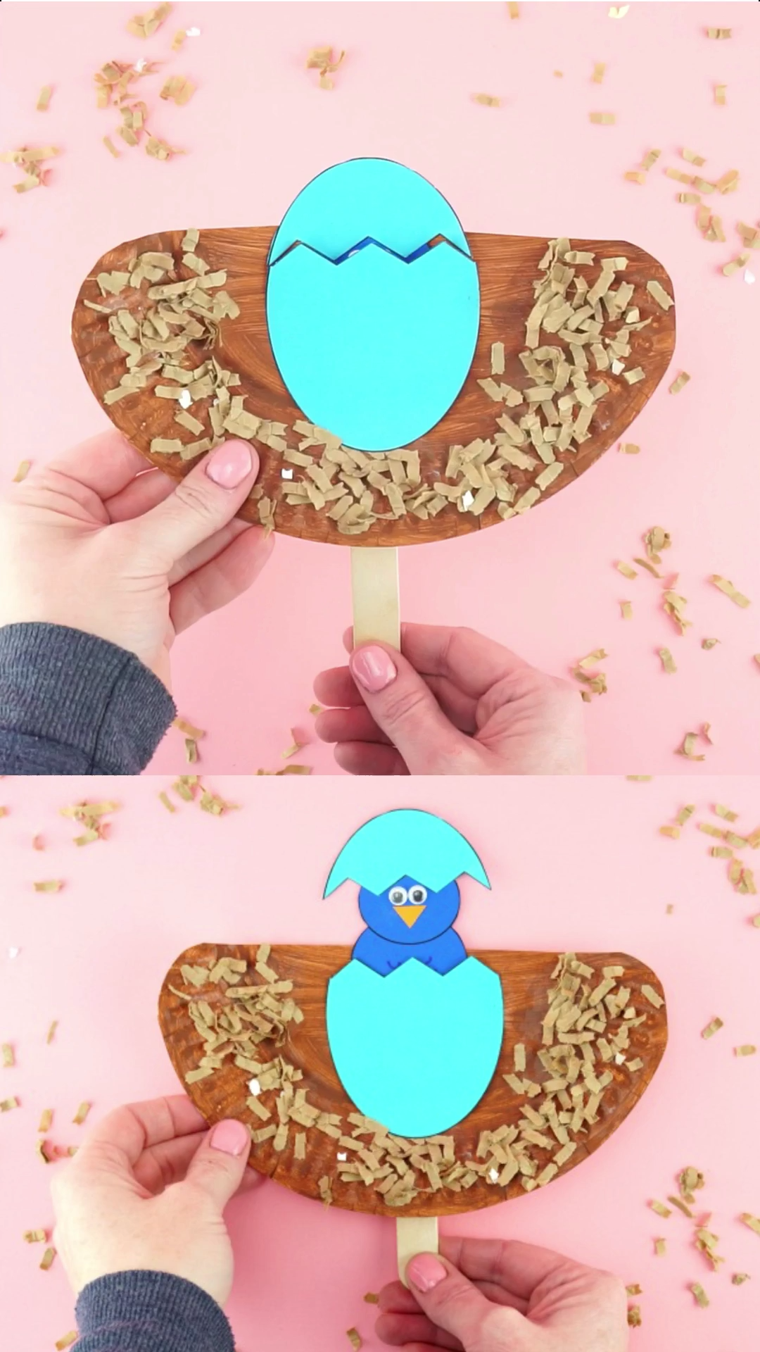 Hatching Bird Spring Craft für Kinder - Der Frühling ist die perfekte Jahresz...