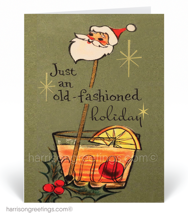 1950s Vintage Santa Claus Christmas Holiday Cards Modern Christmas Cards Vintage Christmas Cards 1950s Retro Christmas Cards