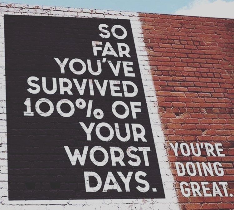 For whoever needs to hear this today: You’re doing great.