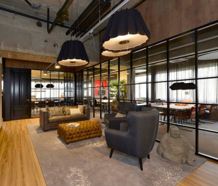industrial office design mezzanine rustic industrial office meeting space simpel more tour amsterdam offices warehouse style industrial office design mezzanine rustic industrial office meeting space simpel more tour amsterdam offices warehouse style