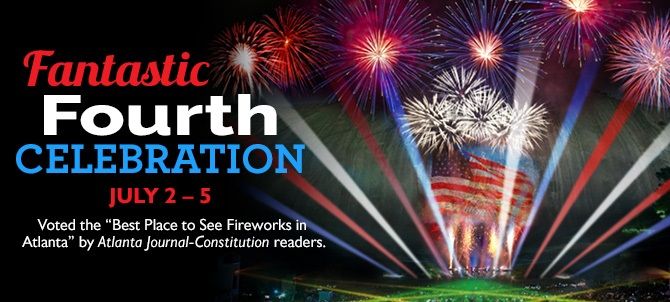 atlanta fireworks fantastic fourth of july at stone mountain park