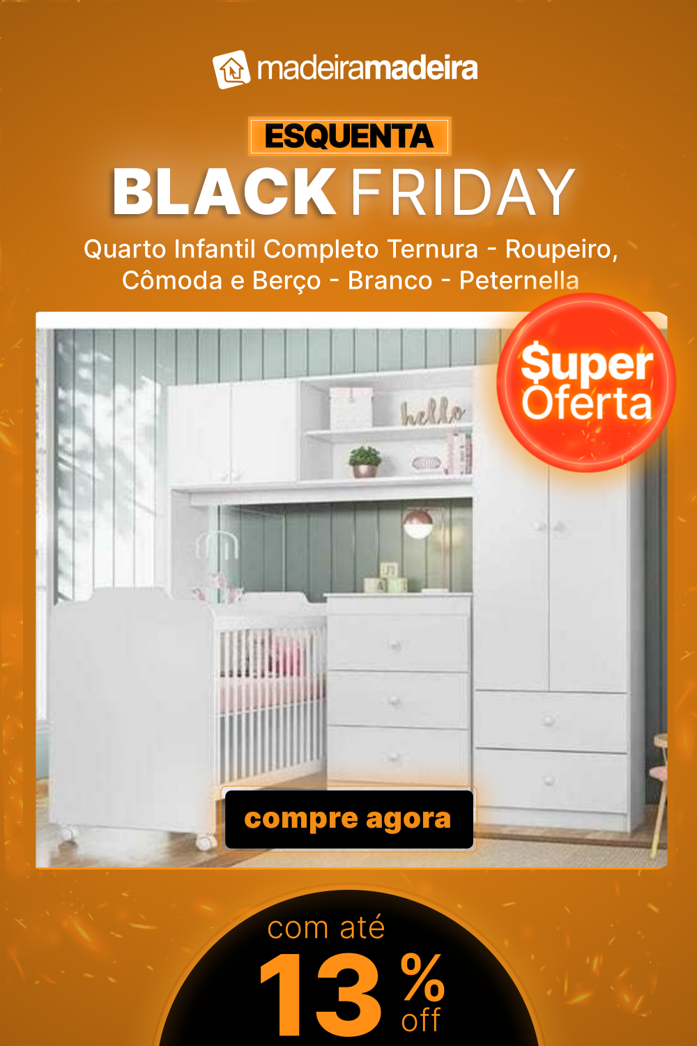 Ei, sabia que na MadeiraMadeira você pode comprar pelo Whatsapp? Mande uma mensagem que nossos consultores vão te ajudar na compra :) Mini Cama, Home Appliances, Products, Bedroom Decor, Decorative Accessories, Airing Cupboard, House Appliances, Appliances