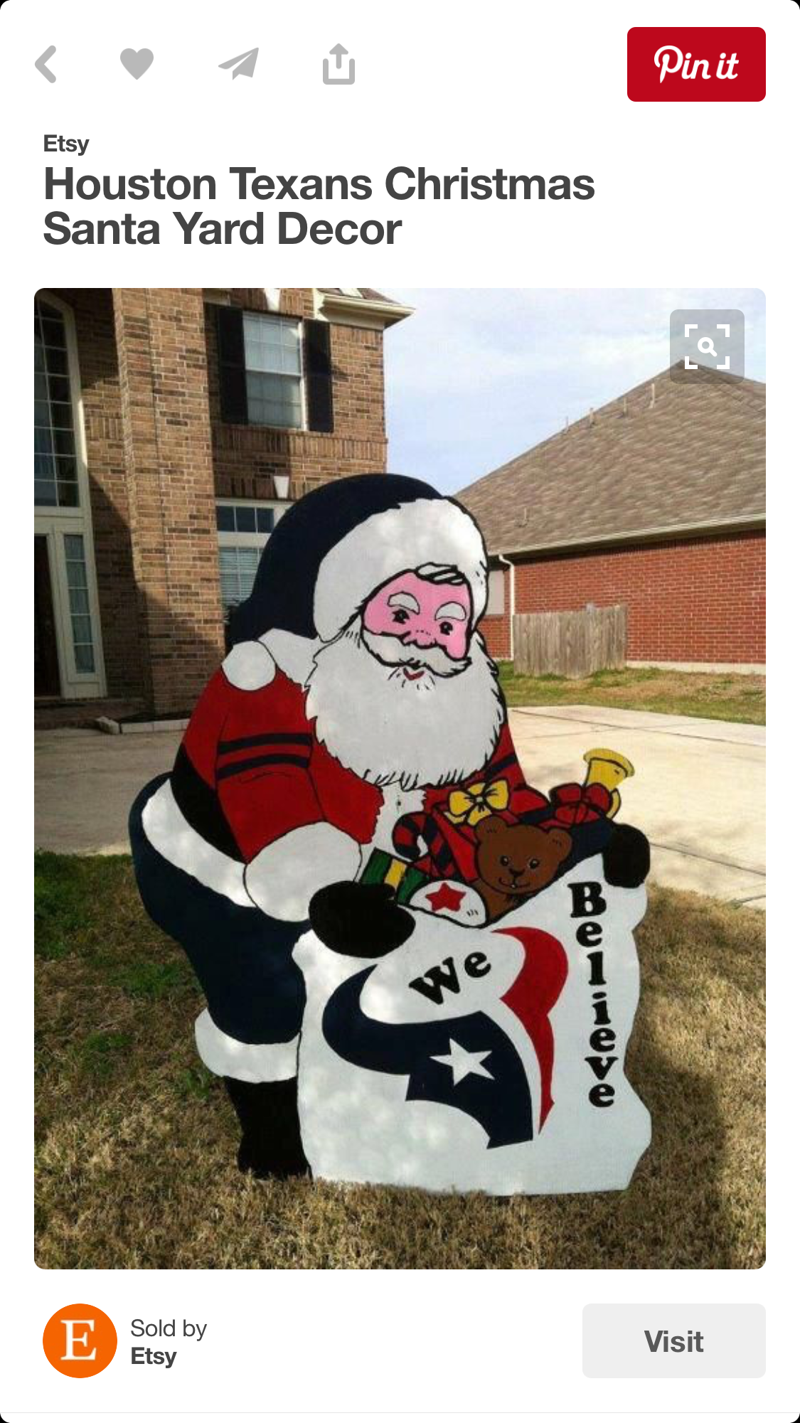 Pin by April Torres on Christmas decor Houston texans, Christmas yard