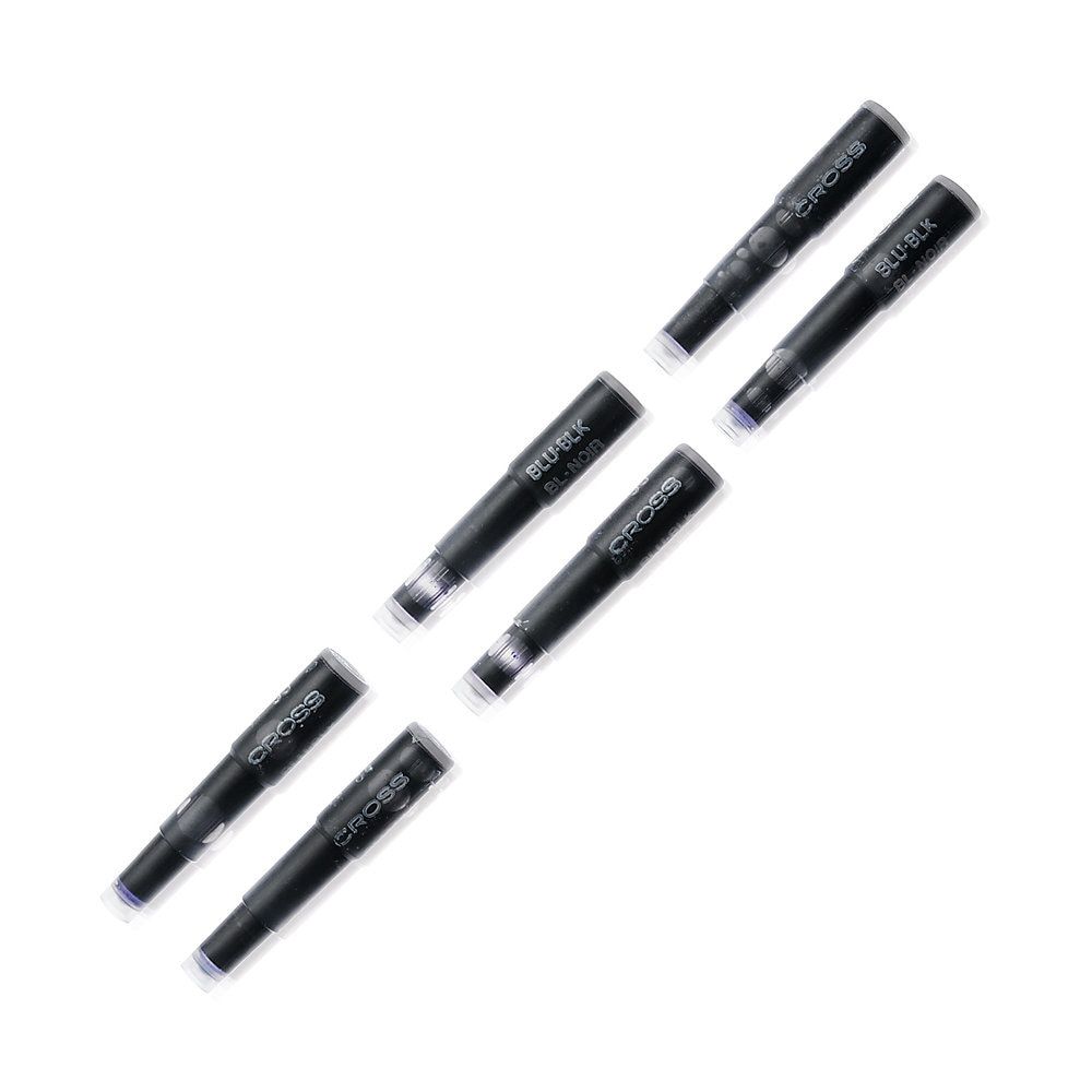 Cross Fountain Pen Ink Cartridges Black 6