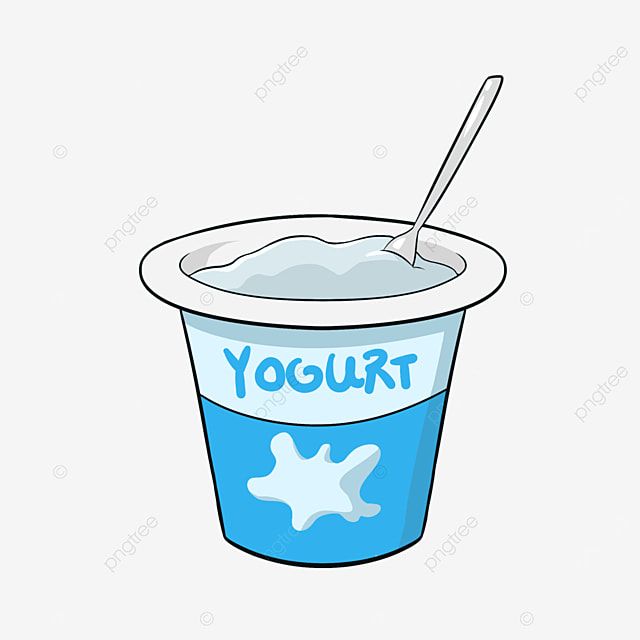 Yogurt Clip Art 플레인 요거트 일러스트, 요거트, 클립 아트, 프로바이오틱스 PNG 일러스트 및 PSD 이미지 무료 다운로드