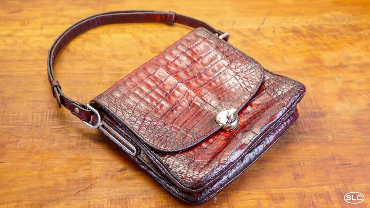 Restoring an old Gator Leather Purse (Not a 