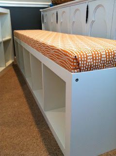 EXPEDIT ikea bench - organize toys in bedroom. | Diy storage bench ... Toy Storage Bench Ikea