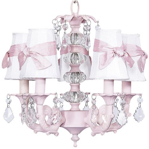 Pretty Pink Chandelier For Baby Girl Nursery From PoshTots New Baby Girl Room Chandelier Pretty Pink Chandelier For Baby Girl Nursery From PoshTots New Baby Girl Room Chandelier