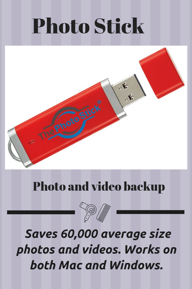 ThePhotoStick 128 Easy One Click Photo and Video Backup 128GB