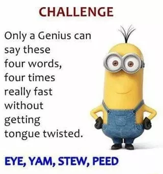 Found on iFunny Minions Humor, Funny Minion Memes, Funny Texts Jokes, Funny Jokes To Tell, Latest Funny Jokes, Very Funny Jokes, Really Funny Joke, Funny School Jokes, Minions Quotes