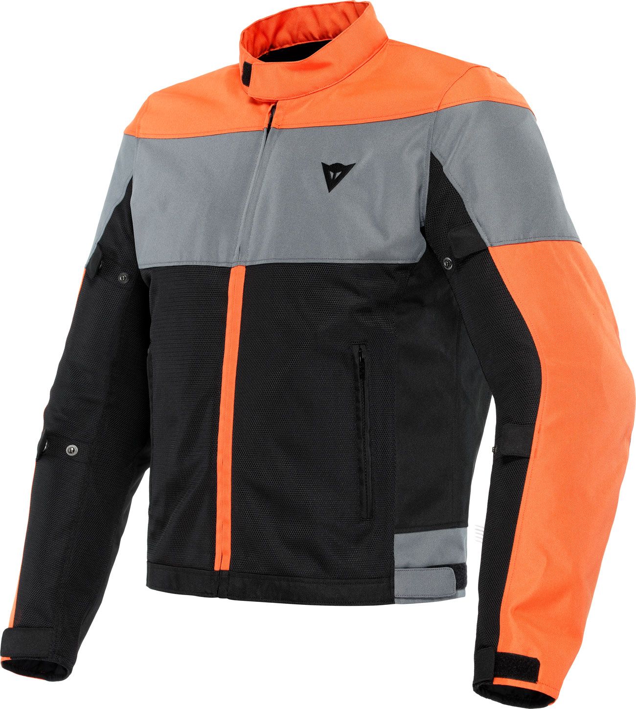 Dainese Elettrica Air, текстильная куртка Черный/Оранжевый/Серый