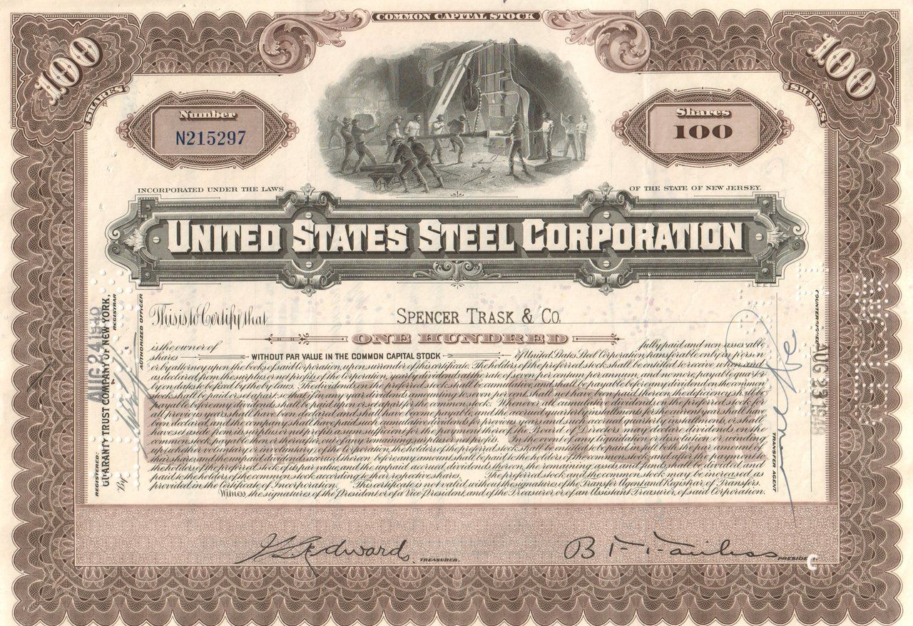 United States Steel Corporation 1940 s The Unit United States Corporate united-states-steel-corporation-1940-s-the-unit-united-states-corporate