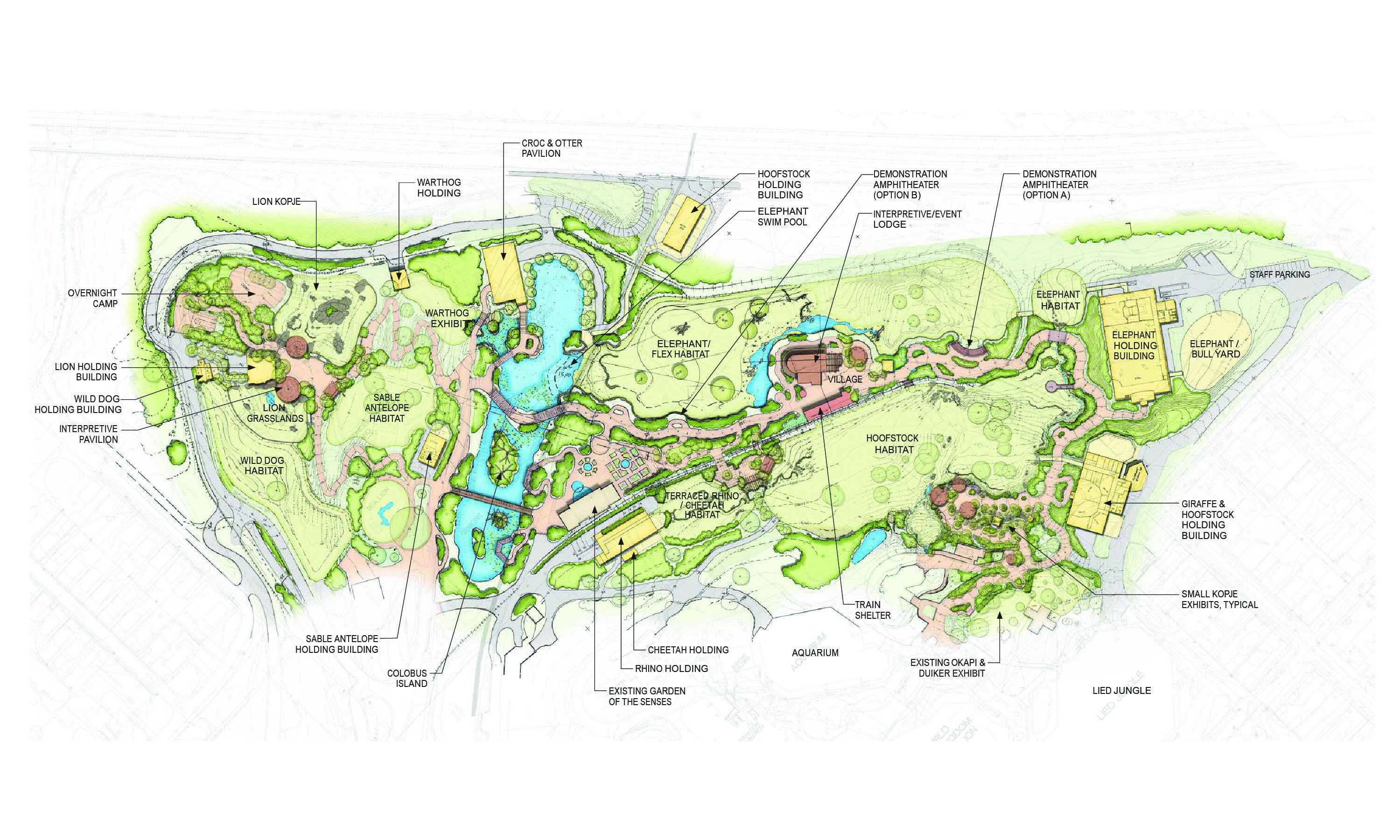 Omaha S Henry Doorly Zoo Announced Plans Friday To Break Ground This Summer On A 70 Million Dollar Outdoor Grassland Habitat For Africa Omaha Zoo Zoo Zoo Map