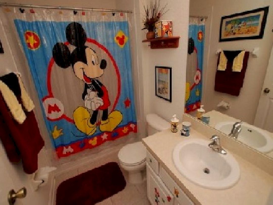 35 Best Mickey Mouse Bathroom Collection Ideas For Your Kids Mouse Bathroom Collection Ideas For Your Kids Https Freshouz 35 Best Mickey