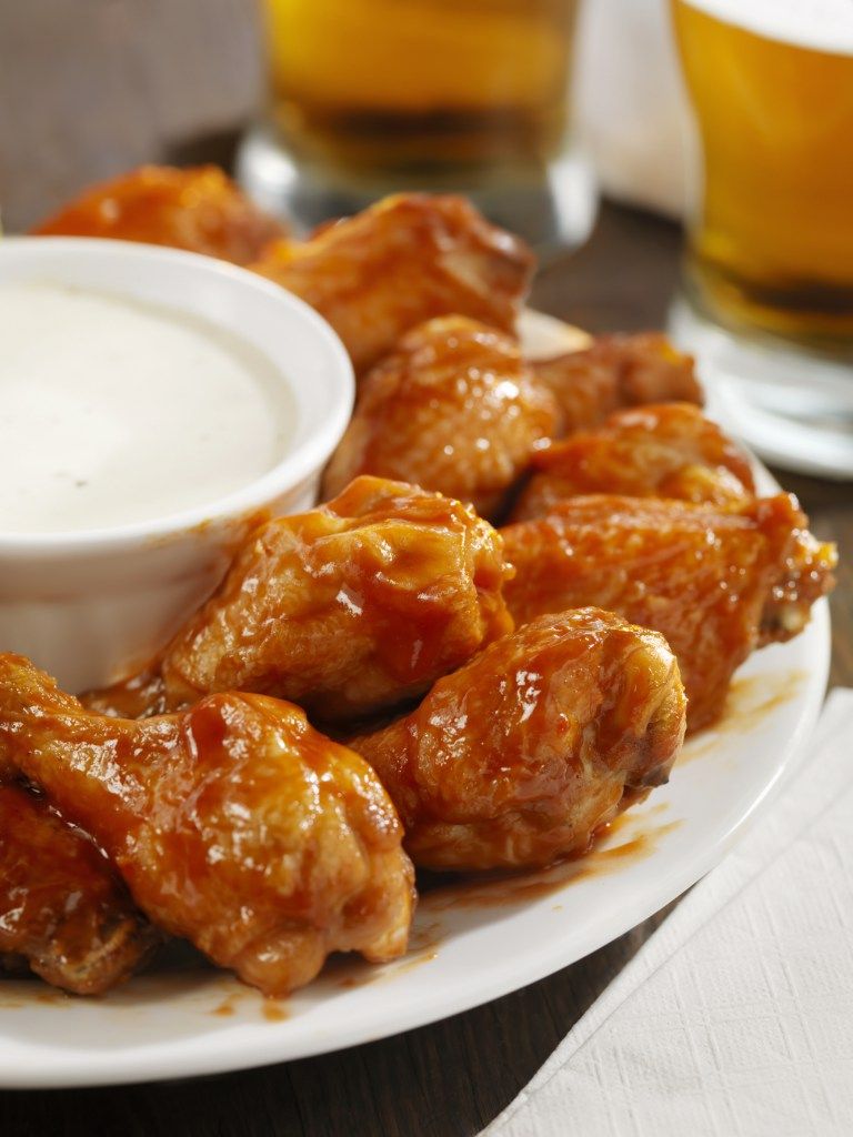 Low Sodium Buffalo Wings & Ranch Dipping Sauce - Hacking ...