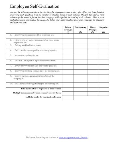 employee evaluation form employer customize free printable employment review form