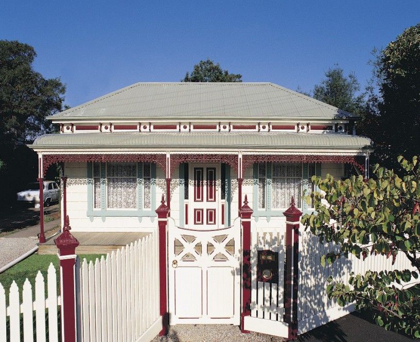 this traditional victorian home is a classic example of a house