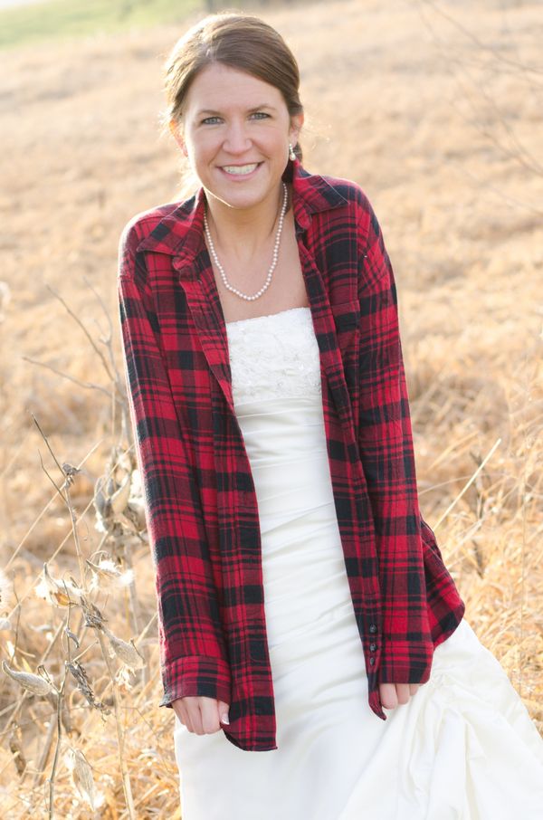 Red Flannel Wedding Dresses