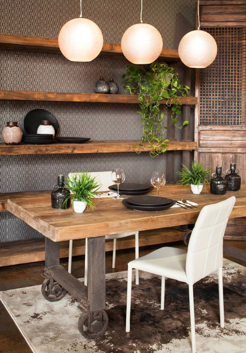 Industrial Dining Room Ideas Part - 26: Functional Way Of Designing The Room. Checkout Our Latest Collection Of 31 Design Ideas For Decorating Industrial Dining Room