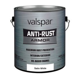 Valspar Anti-Rust Armor White Satin Oil-Based Enamel Interior/exterior Paint (Actual Net Contents: 128-Fl Oz) 044.002182 Valspar Anti-Rust Armor White Satin Oil-Based Enamel Interior/Exterior Paint (Actual Net Contents: 128-Fl Oz) 044.002182 Oil Painting oil based enamel paint Valspar Anti-Rust Armor White Satin Oil-Based Enamel Interior/exterior Paint (Actual Net Contents: 128-Fl Oz) 044.002182 Valspar Anti-Rust Armor White Satin Oil-Based Enamel Interior/Exterior Paint (Actual Net Contents: 128-Fl Oz) 044.002182 Oil Painting oil based enamel paint