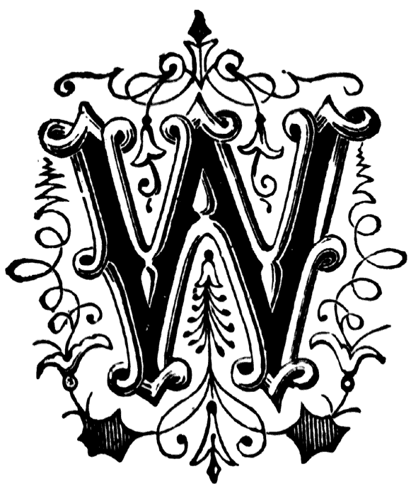 letter w walkofthoughts blogspot com on google images letters illuminated letter w