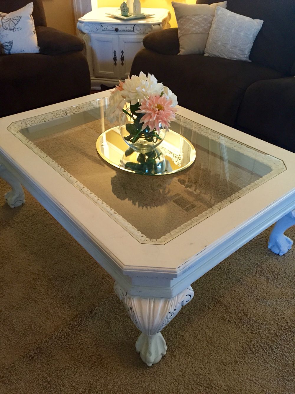 Refurnished This My Old Coffee Table In Love With Home
