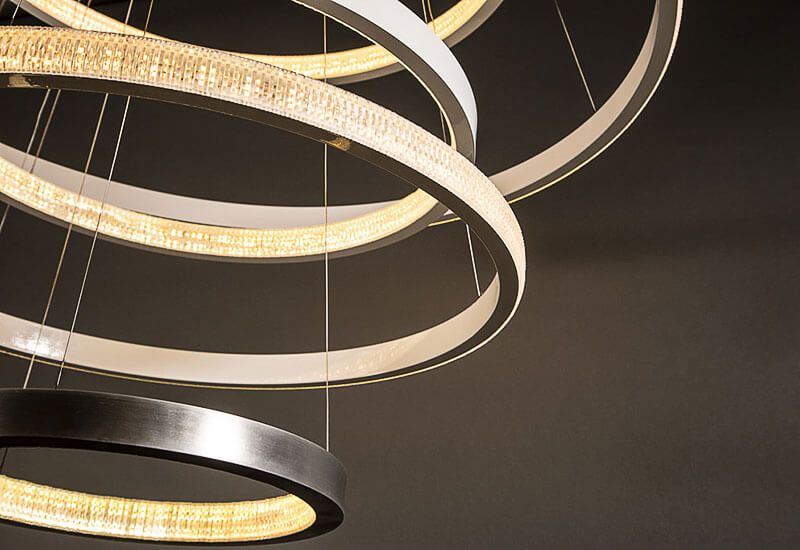 Lampadari design moderno. design moderno acrilico bianco led ... Lampadario design moderno