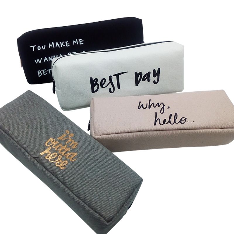 Hot School Supplies Pen Bag To Pencil Box Pouch Pen Boxes Case For Sch Organisation De Casier Scolaire Boite De Maquillage Fournitures Scolaires Personnalisées