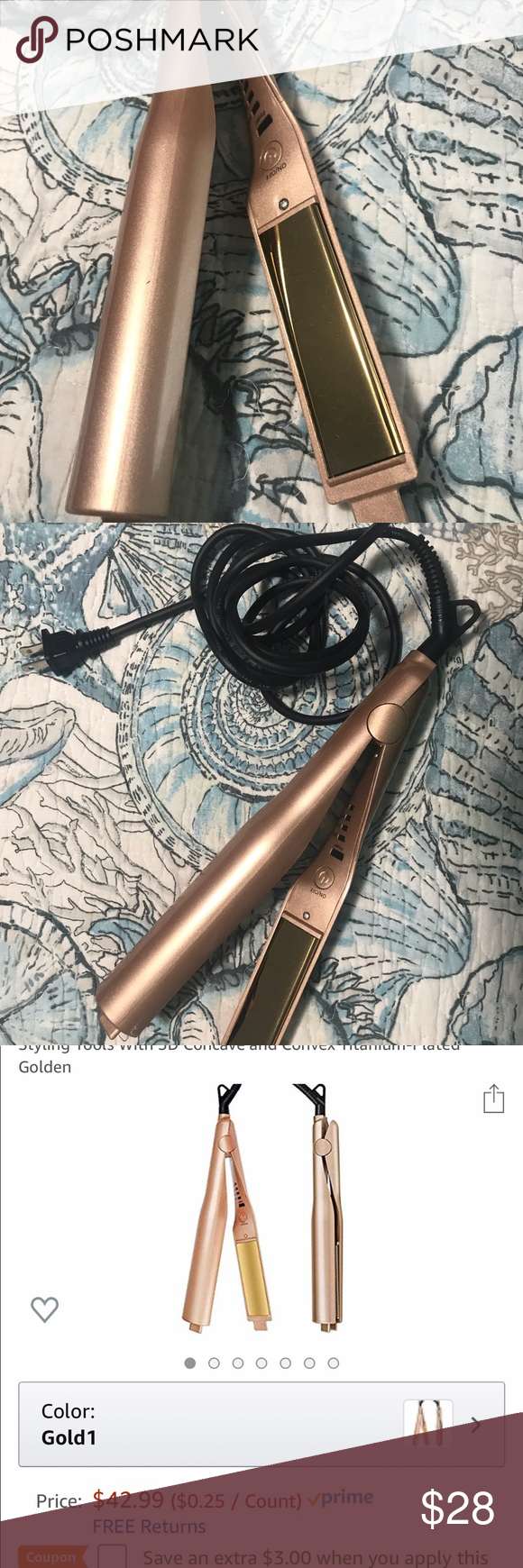 Brand new twist flat iron Brand new bought by me Flat iron twisty for curls Accessories #flatironwaves