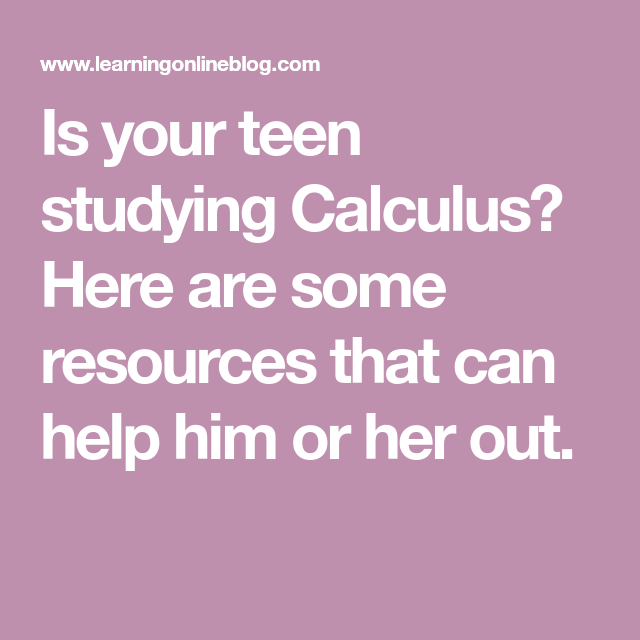 Websites with Free Resources for Learning and Teaching Calculus