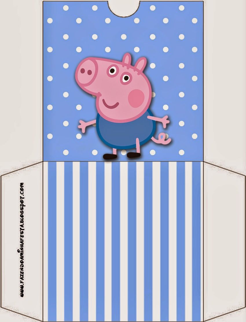 George Pig Free Printable Candy Bar Labels. | Adesivos da peppa pig, Festa de porco, Festa ...