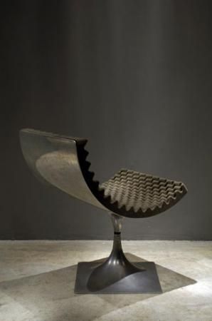 futuristisches möbeldesign stühle roger tallon fauteuil coquille 1965 aluminium poli et spazmolla futuristisches möbeldesign stühle roger tallon fauteuil coquille 1965 aluminium poli et spazmolla