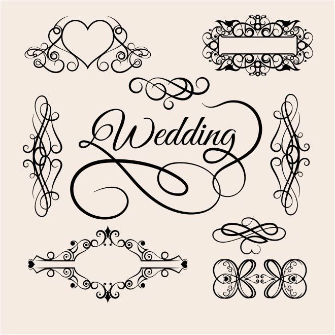 Free Vector Wedding Lettering Design Background Http Www Cgvector Free Vector Wedding Lettering Design Background Http Www Cgvector