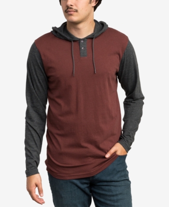 RVCA Mens Elroy Pullover Hooded Sweatshirt