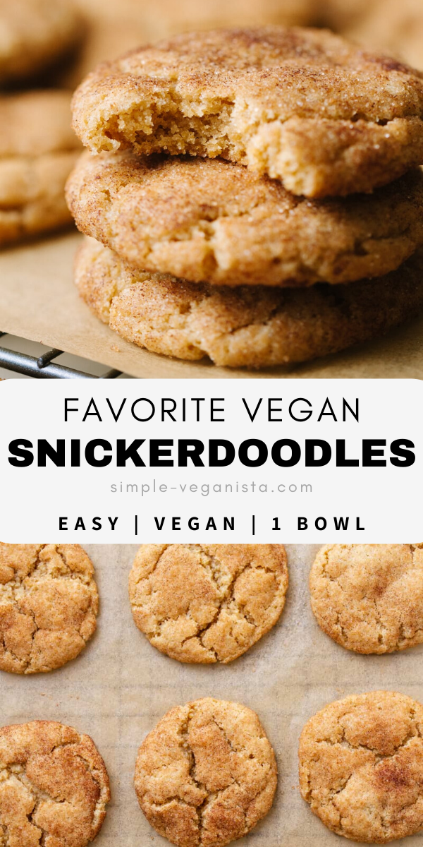 The BEST Vegan Snickerdoodles