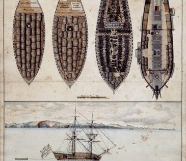 Plan, profil et distribution du navire La Marie Séraphique de Nantes, armé par Mr Gruel, pour Angole, sous le commandement de Gaugy, qui a traité à Loangue, dont la vue est cy-dessous la quantité de 307 captifs (...) by vanwahlgren Plan, profil et distribution du navire La Marie Séraphique de Nantes, armé par Mr Gruel, pour Angole, sous le commandement de Gaugy, qui a traité à Loangue, dont la vue est cy-dessous la quantité de 307 captifs (...)