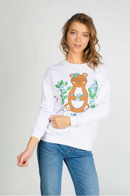 Teddy, Graphic Sweatshirt, Sweatshirts, Sweaters, Girl, White, Fashion, Moda, Fashion Styles