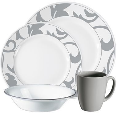 Corelle® Vive Muse Grey 16-Pc. Dinnerware Set - jcpenney | Living ... Corelle® Vive Muse Grey 16-Pc. Dinnerware Set - jcpenney | Living ...