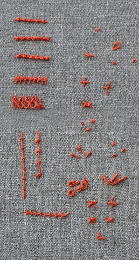 7 days of stitches: the french knot | Embroidery stitches tutorial