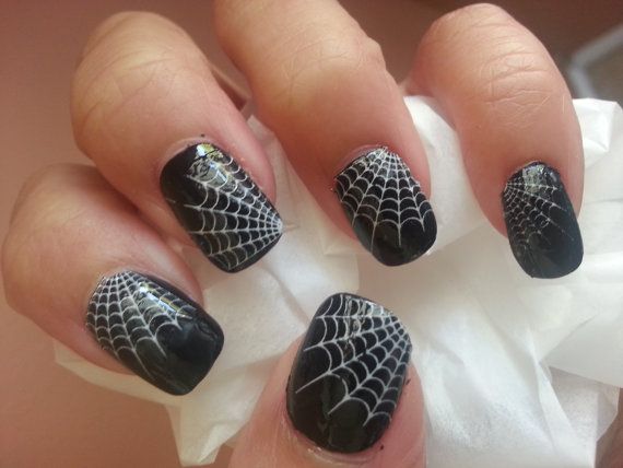 29 White SPIDER WEB Tip Nail Decals (WTW) Waterslide Transfers Nail 29 WHITE SPIDER WEB Nail Decals - Nail Art WaterSlide Transfers Wiccan Gothic Steampunk Nail Wraps - 29 White SPIDER WEB Tip Nail Decals (WTW) Waterslide Transfers Nail