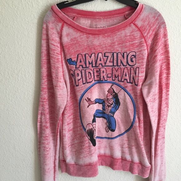 pink spiderman jumper
