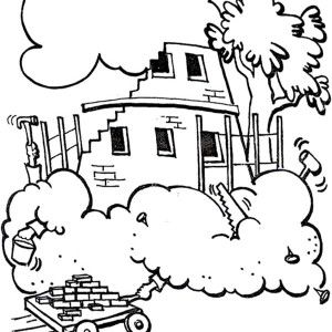 Download Tower of Babel with it's Top Reaching Heaven Coloring Page | Kids Play Color | Coloring pages ...